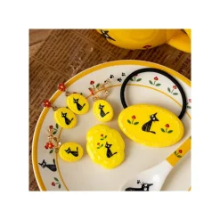 Jewellery*Maison Ghibli Fancy yellow earrings with clips Jiji - Kiki's Delivery Service
