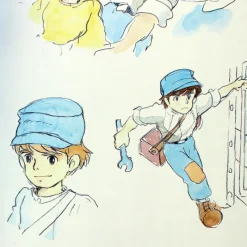 Notebooks And Notepads*Maison Ghibli Flexi Journal Sheeta & Pazu - Castle in the Sky