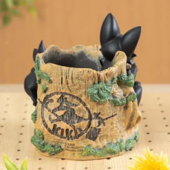 Décoration*Maison Ghibli Flower Pot Jiji Hide and Seek - Kiki's Delivery Service