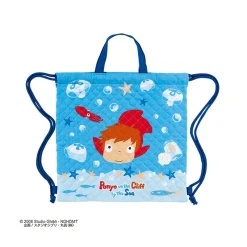 Bags*Maison Ghibli Foldable backpack Ponyo in the ocean 35x35 - Ponyo on the Cliff