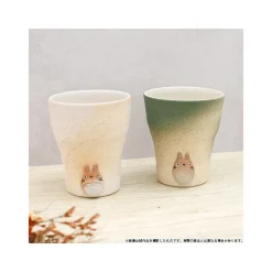 Kitchenware*Maison Ghibli Green hand made Shigaraki ware Cup Totoro - My Neighbor Totoro