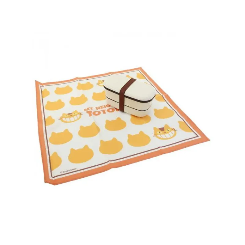 Outfits*Maison Ghibli Handkerchief Catbus Silhouette 43 x 43 cm - My Neighbor Totoro