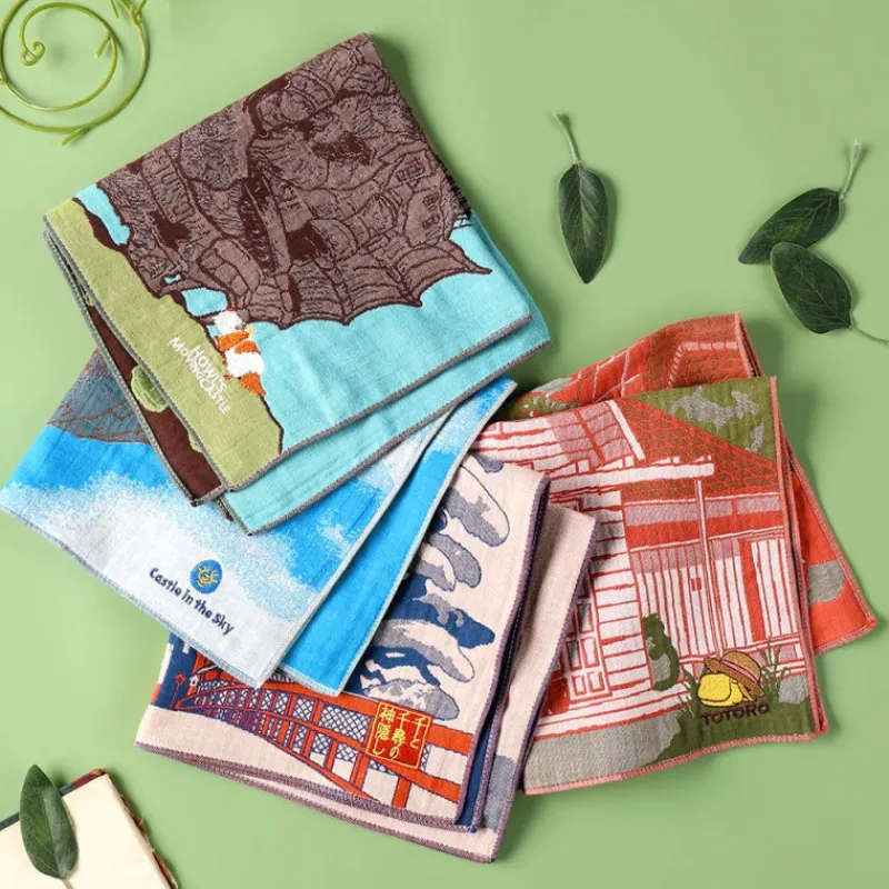 Outfits*Maison Ghibli Imabari Handkerchief Arubaya’s Palace 40x40 cm - Spirited Away