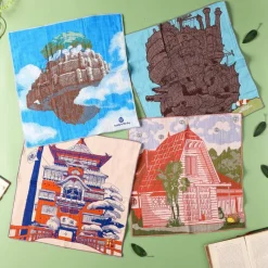 Outfits*Maison Ghibli Imabari Handkerchief Satsuki & Mei’s house 40x40 cm - My Neighbor Tot