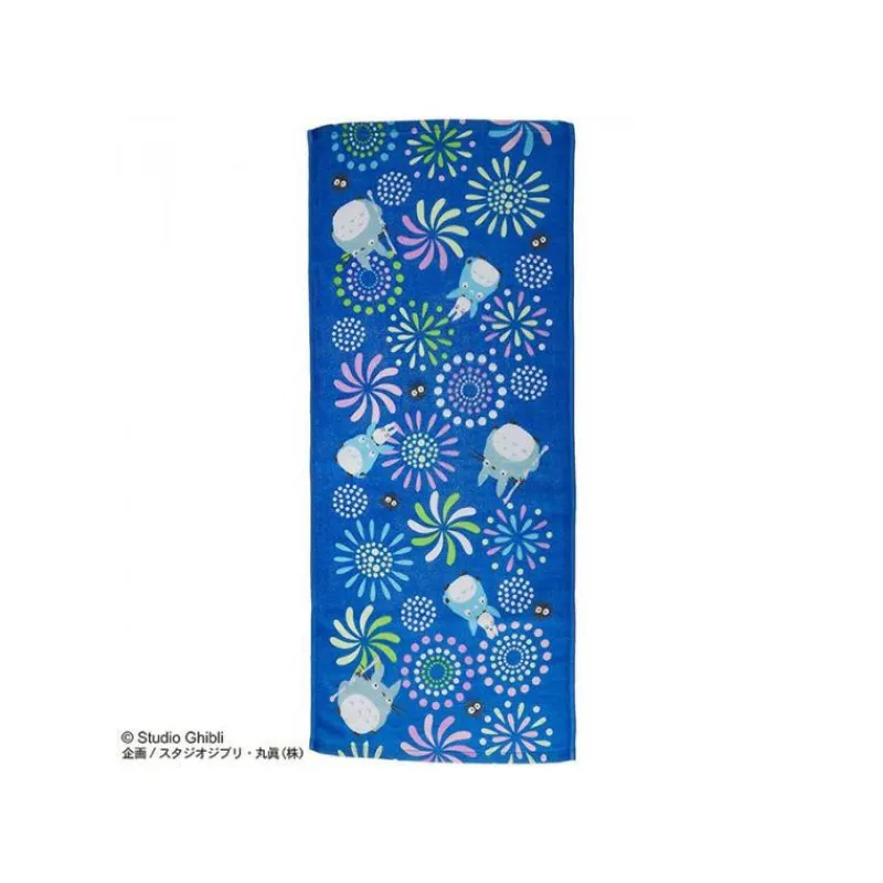 Household Linen*Maison Ghibli Imabari Towel Totoro Fireworks 34x80 cm - My Neighbor Totoro