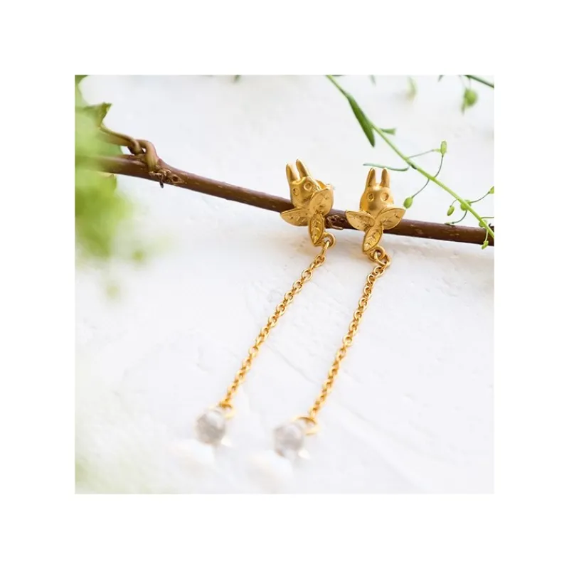 Jewellery*Maison Ghibli Jewel Earring Totoro White Drop - My Neighbor Totoro