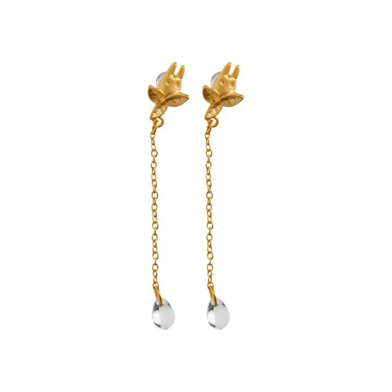 Jewellery*Maison Ghibli Jewel Earring Totoro White Drop - My Neighbor Totoro