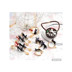 Jewellery*Maison Ghibli Jiji With Broom Pierced Earrings - Kiki's Delivery Service
