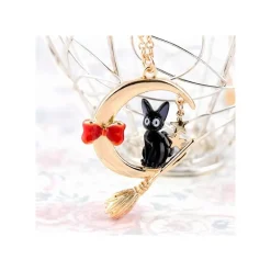 Jewellery*Maison Ghibli Jiji With Moon Necklace - Kiki's Delivery Service