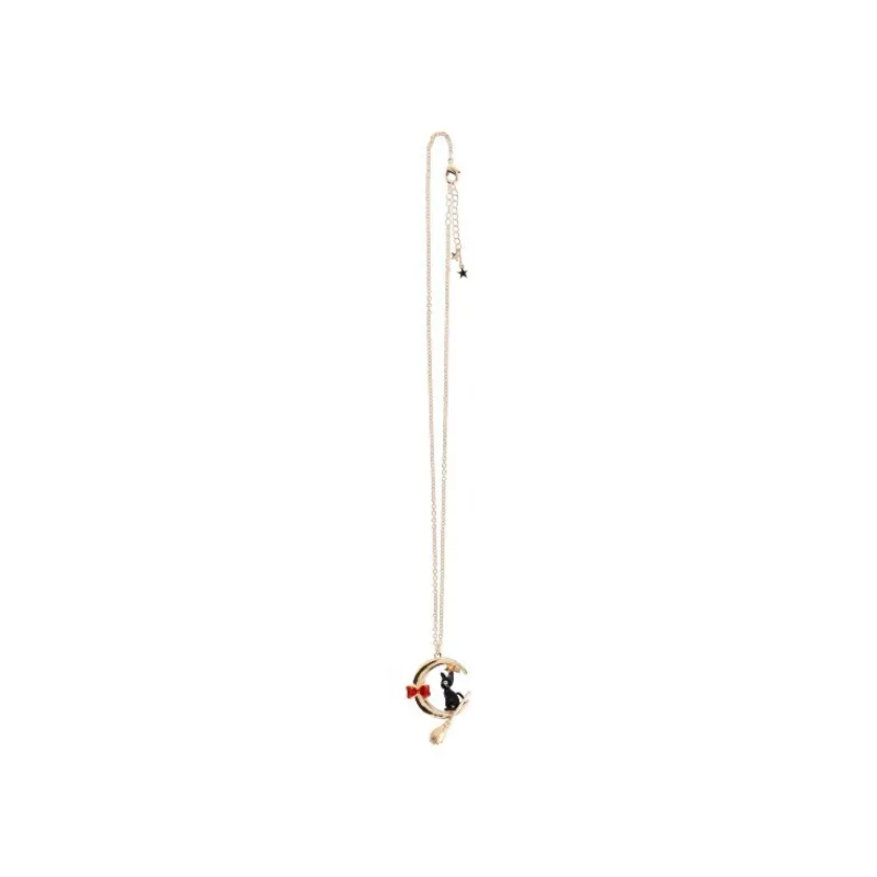 Jewellery*Maison Ghibli Jiji With Moon Necklace - Kiki's Delivery Service