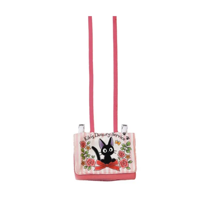 Accessories*Maison Ghibli Jiji with ribbons Pochette 11 x 14,5 x 3 cm - Kiki's Delivery Service