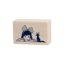 Small Equipment*Maison Ghibli Kiki & Jiji Wood stamp - Kiki'S Delivery Service