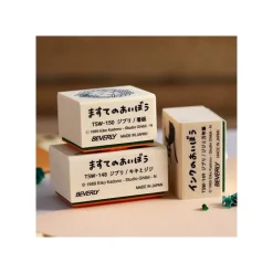 Small Equipment*Maison Ghibli Kiki & Jiji Wood stamp - Kiki'S Delivery Service