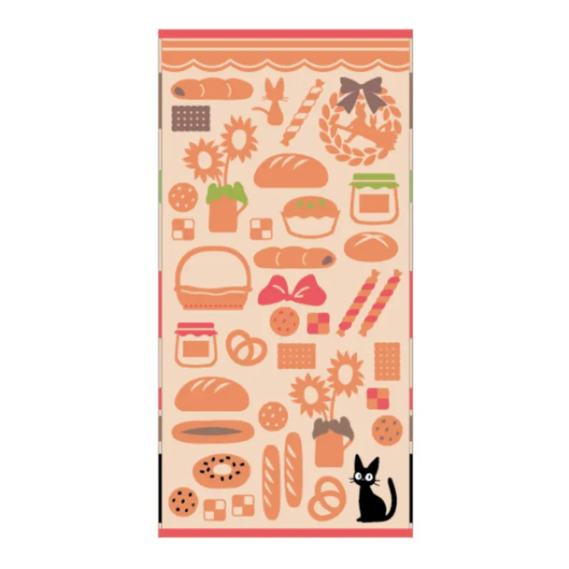 Household Linen*Maison Ghibli Large Bath Towel Jiji's Bakery 60x120 cm - Kiki's Delivery Service