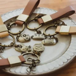 Keychains*Maison Ghibli Leather Key Chain Marco - Porco Rosso