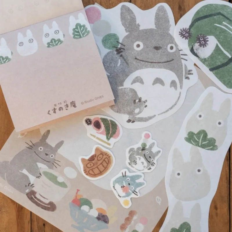 Postcards And Letter Papers*Maison Ghibli Letterset Japanese Sweets - My Neighbor Totoro