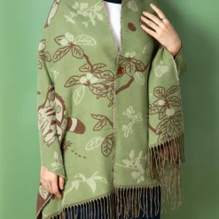Outfits*Maison Ghibli Light Green Stole Totoro & Catbus - My Neighbor Totoro