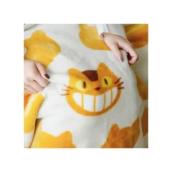 Household Linen*Maison Ghibli Long blanket Catbus Silhouette 200x140 cm - My Neighbor Totoro