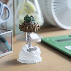 Statues*Maison Ghibli Magnetic Paper Clip Holder Flying Castle - Castle in the Sky