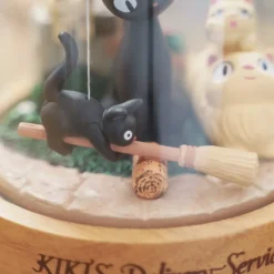 Music Boxes*Maison Ghibli Marionette Style Music Box Jiji - Kiki's Delivery Service