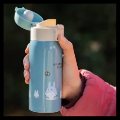 Kitchenware*Maison Ghibli Mat Blue Thermos Bottle 350ml - My Neighbor Totoro