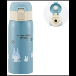 Kitchenware*Maison Ghibli Mat Blue Thermos Bottle 350ml - My Neighbor Totoro