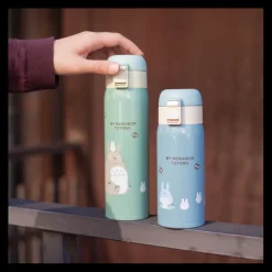 Kitchenware*Maison Ghibli Mat Blue Thermos Bottle 350ml - My Neighbor Totoro