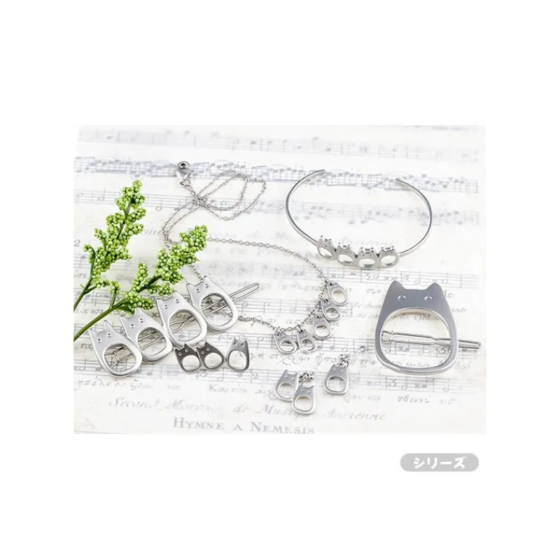 Jewellery*Maison Ghibli Metal Hair Clip Garland White Totoro - My Neighbor Totoro
