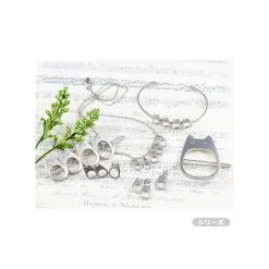 Jewellery*Maison Ghibli Metal Hair Clip White Totoro - My Neighbor Totoro