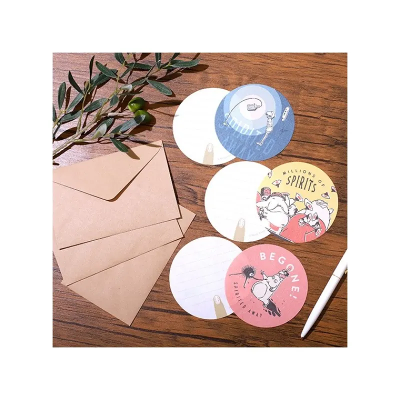 Postcards And Letter Papers*Maison Ghibli Mini Letter Set Pastels - Spirited Away