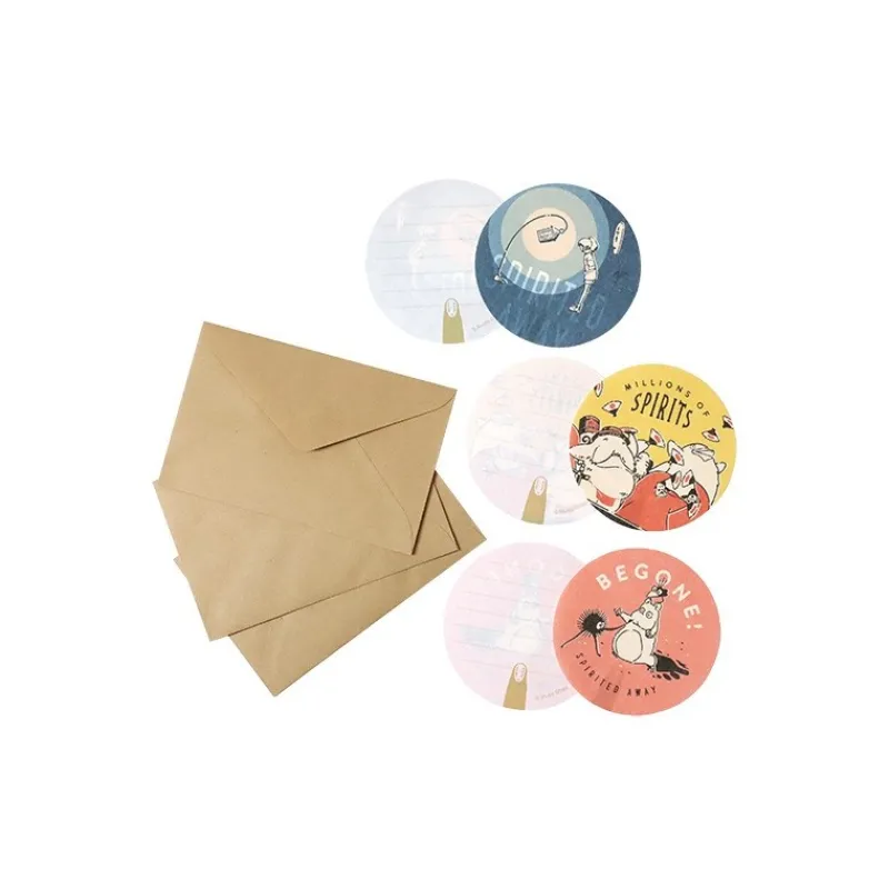 Postcards And Letter Papers*Maison Ghibli Mini Letter Set Pastels - Spirited Away