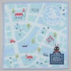 Household Linen*Maison Ghibli Mini Towel City map 25x25 cm - Kiki's Delivery Service