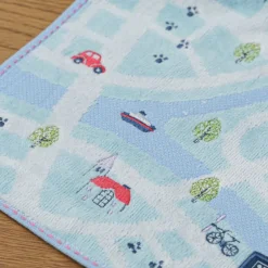 Household Linen*Maison Ghibli Mini Towel City map 25x25 cm - Kiki's Delivery Service