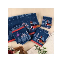 Household Linen*Maison Ghibli Mini Towel The Night of Departure 25x25 cm - Kiki's Delivery Service