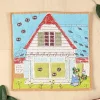 Household Linen*Maison Ghibli Mini Towel Totoro & Kusakabe House 25x25 cm - My Neighbor Totoro