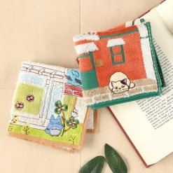 Household Linen*Maison Ghibli Mini Towel Totoro & Kusakabe House 25x25 cm - My Neighbor Totoro