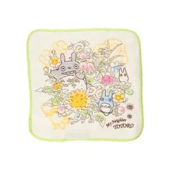 Household Linen*Maison Ghibli Mini Towel Totoro Bunch of Spring Flowers 25x25 cm - My Neighbor Toto