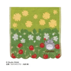 Household Linen*Maison Ghibli Mini Towel Totoro Flowers & Stawberries 25x25 cm - My Neighbor Totoro