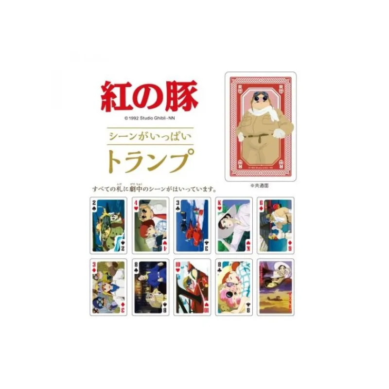 Playing Cards*Maison Ghibli Movie Scenes Playing Cards - Porco Rosso
