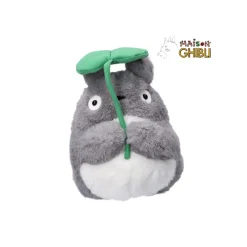 Nakayoshi Plush*Maison Ghibli Nakayoshi Plush Big Totoro with leaf - My Neighbor Totoro