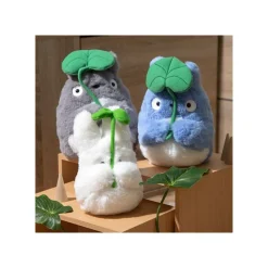 Nakayoshi Plush*Maison Ghibli Nakayoshi Plush Medium Totoro with leaf - My Neighbor Totoro
