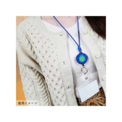 Straps*Maison Ghibli NECK STRAP WITH REEL CASTLE IN THE SKY, VOLUCITE CRYSTAL- CASTLE IN T