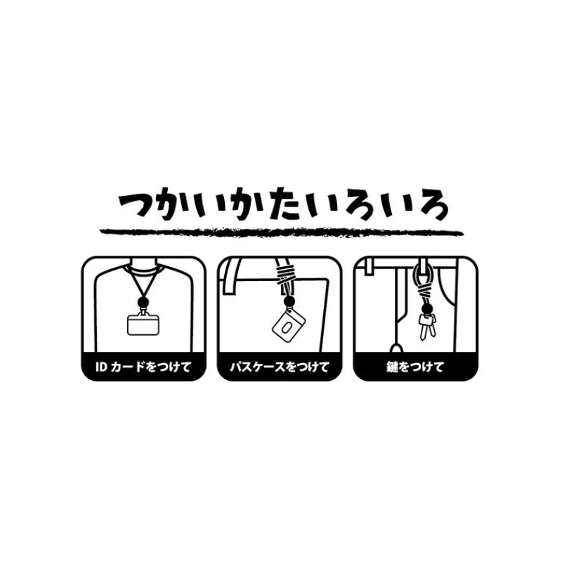 Straps*Maison Ghibli NECK STRAP WITH REEL NO FACE- SPIRITED AWAY