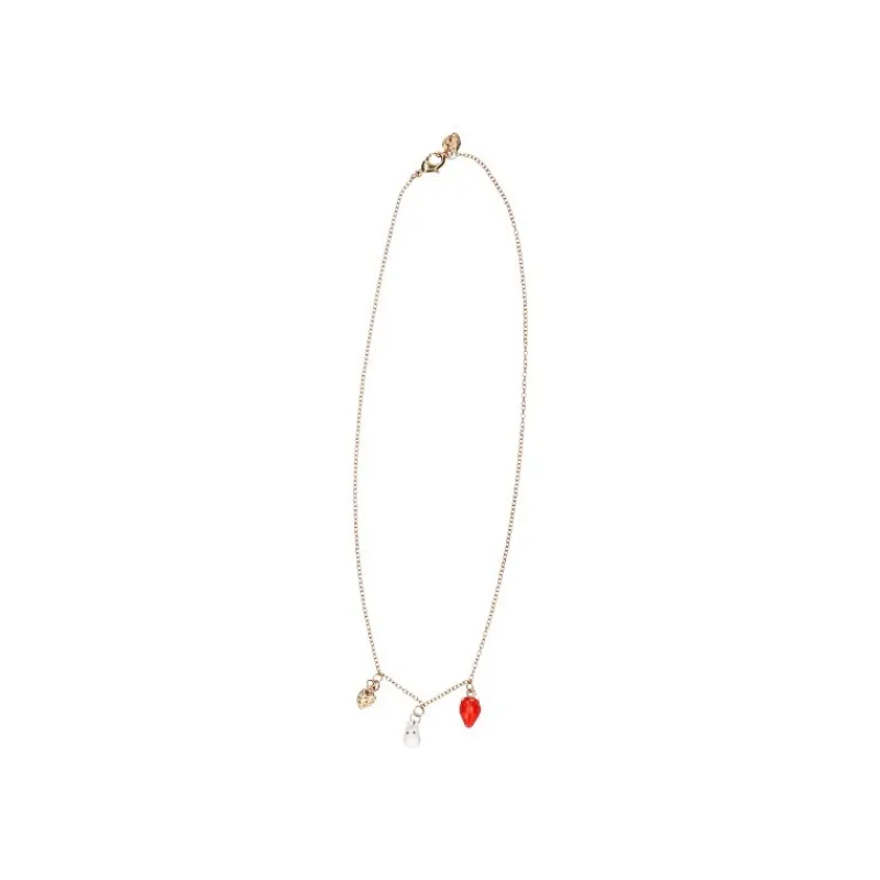Jewellery*Maison Ghibli Necklace Strawberry and White Totoro - My Neighbor Totoro