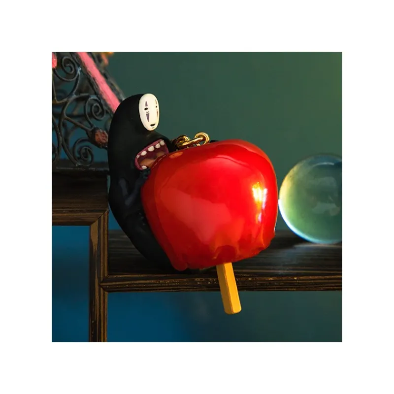 Keychains*Maison Ghibli No Face Candy apple Keychain - Spirited Away