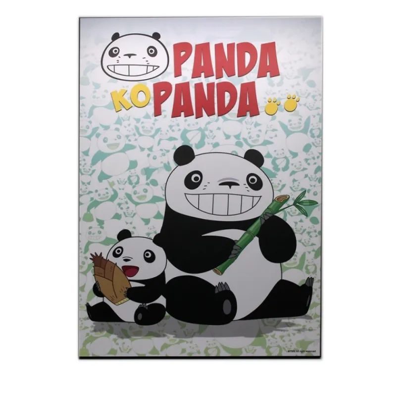 Wall Decoration*Maison Ghibli Panda Kopanda 02 - 35x50cm wood panel