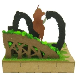 Arts And Crafts*Maison Ghibli Paper Craft Howl's Ashitaka in the forest - Princess Mononoke