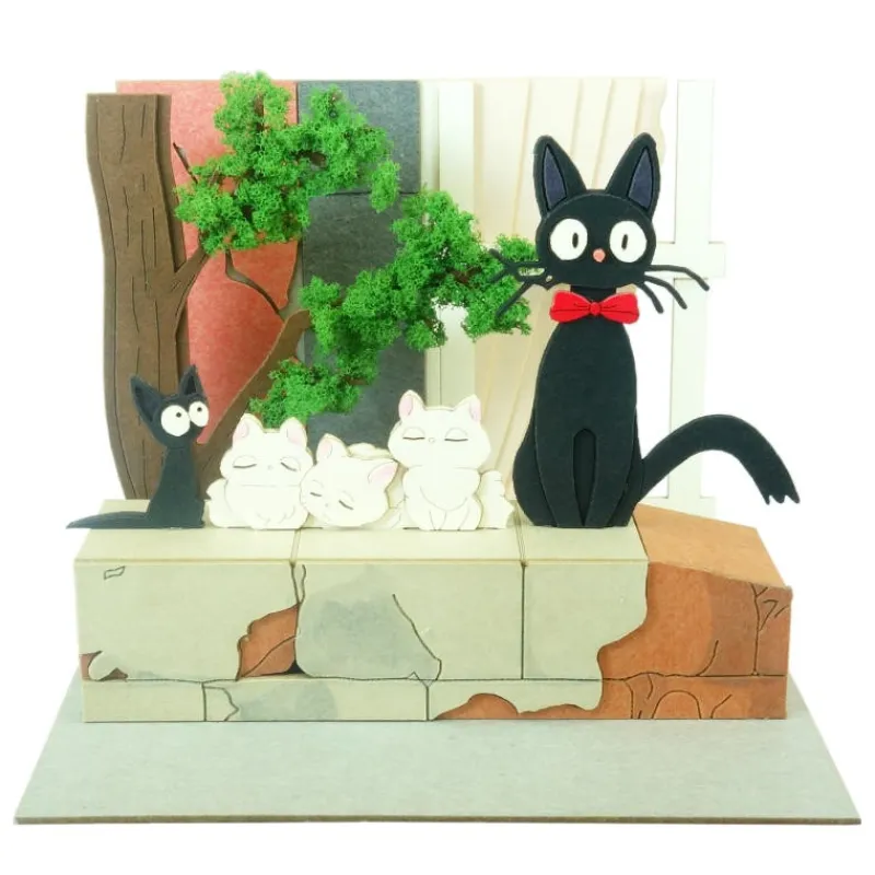 Arts And Crafts*Maison Ghibli Paper Craft Jiji and kittens - Kiki’s Delivery Service