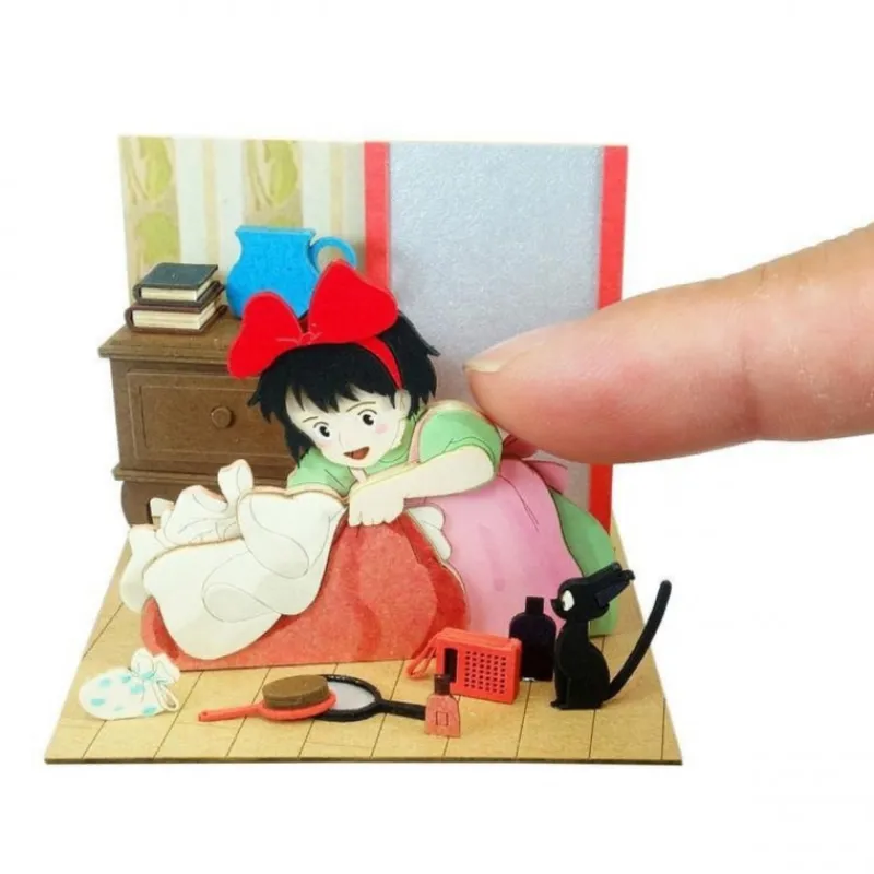 Arts And Crafts*Maison Ghibli Paper Craft Kiki flies - Kiki’s Delivery Service
