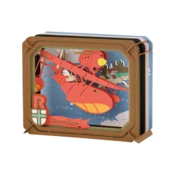 Arts And Crafts*Maison Ghibli Paper Theater Adriatic Sea - Porco Rosso